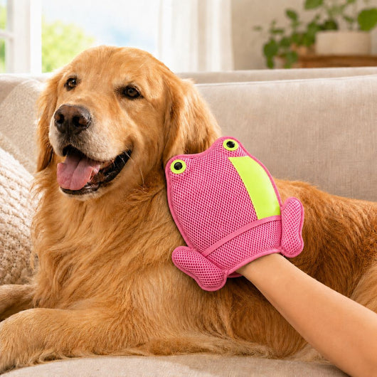 Froggy Pet Hair Removal Mitt for Cats & Dogs