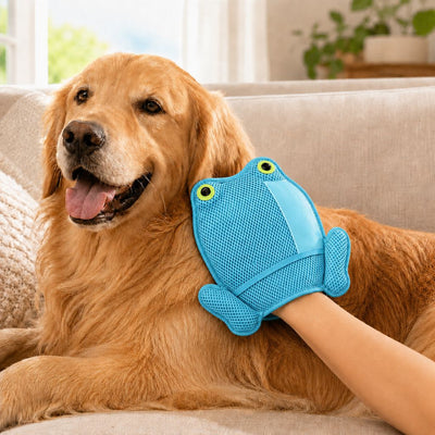 Froggy Pet Hair Removal Mitt for Cats & Dogs