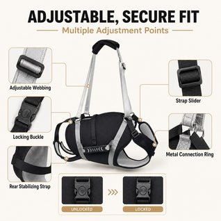 Komavic Full-Body Dog Lift Harness Senior Mobility Support