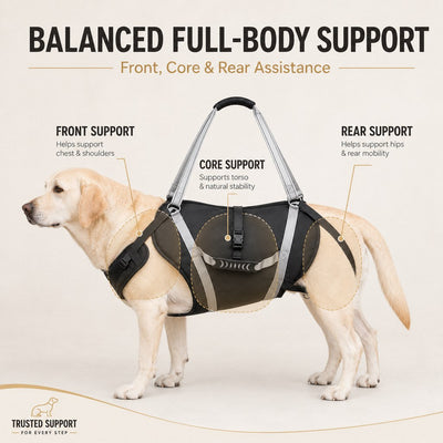 Komavic Full-Body Dog Lift Harness Senior Mobility Support