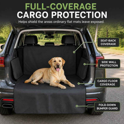 Paws in Awe SUV Cargo Liner for Dogs - Mud, Hair & Bumper Protection
