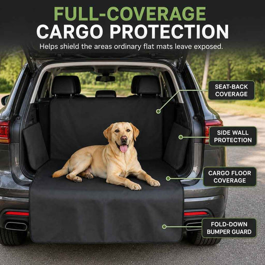 Paws in Awe SUV Cargo Liner for Dogs - Mud, Hair & Bumper Protection