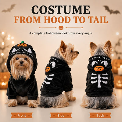 Komavic Halloween Pet Costume Hoodie for Dogs & Cats