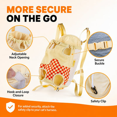 Hands-Free Cat Carrier Backpack
