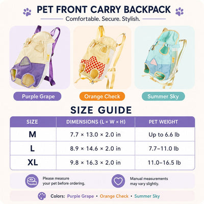 Hands-Free Cat Carrier Backpack