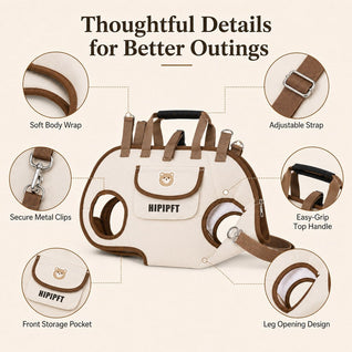 Komavic Hands-Free Small Dog Carrier Bag