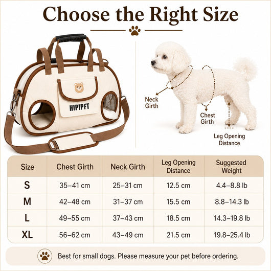 Komavic Hands-Free Small Dog Carrier Bag