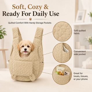 Komavic Hands-Free Front Pet Carrier Backpack