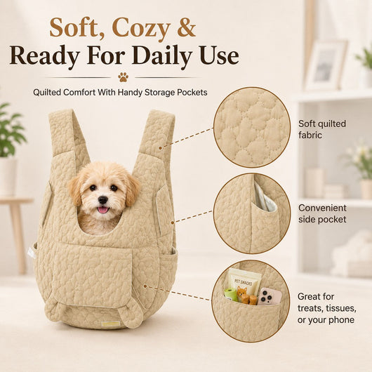 Komavic Hands-Free Front Pet Carrier Backpack