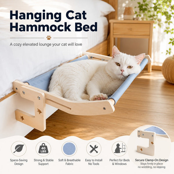 Komavic Bedside Hanging Cat Hammock