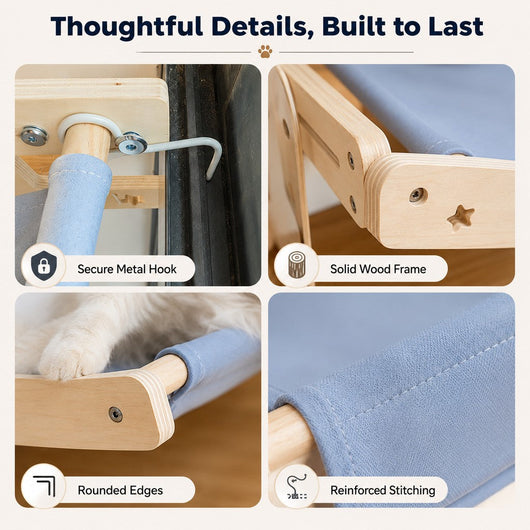 Komavic Bedside Hanging Cat Hammock