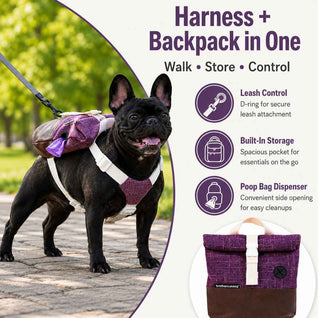 Komavic Tactical Dog Backpack Harness