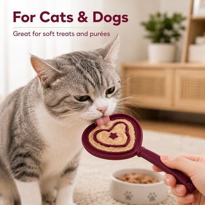 Komavic Pet Licking Wand Soft Treat Feeder for Cats & Dogs
