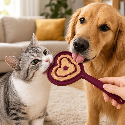 Komavic Pet Licking Wand Soft Treat Feeder for Cats & Dogs