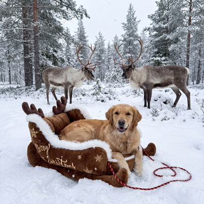 Komavic Christmas Pet Bed