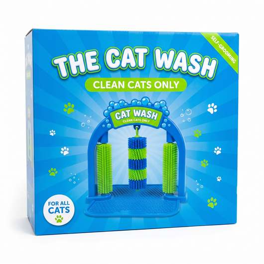 Komavic Self-Grooming Cat Brush & Play Station