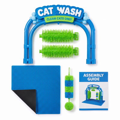 Komavic Self-Grooming Cat Brush & Play Station