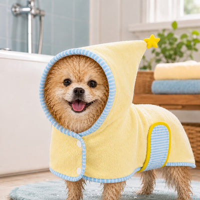 Komavic Hooded Pet Drying Robe