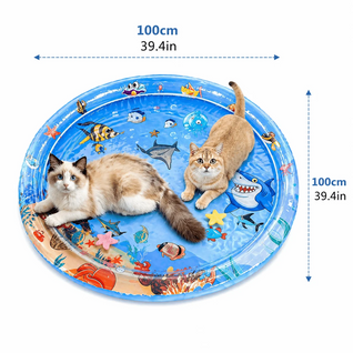 Interactive Cooling Water Play Mat for Cats