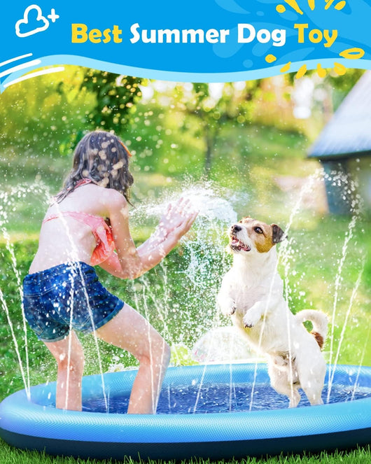 Anti-Slip Splash Pad Play Pool for Pets
