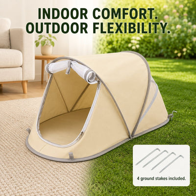 Komavic Portable Foldable Pet Tent for Cats & Small Dogs