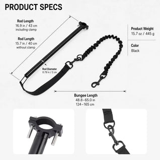 Komavic Hands-Free Dog Bike Leash | Shock-Absorbing Bungee