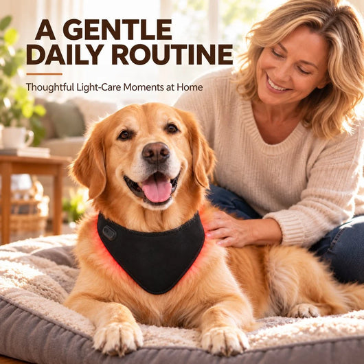 Komavic Dog Red Light Neck Wrap