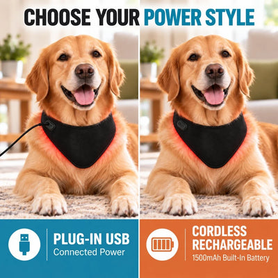 Komavic Dog Red Light Neck Wrap