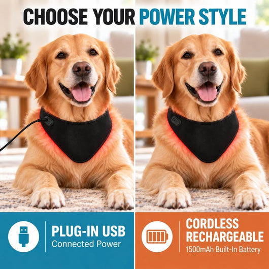 Komavic Dog Red Light Neck Wrap