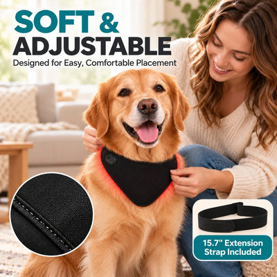 Komavic Dog Red Light Neck Wrap