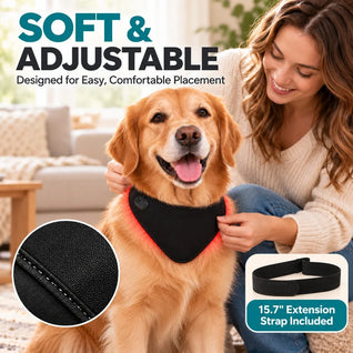 Komavic Dog Red Light Neck Wrap