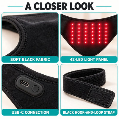 Komavic Dog Red Light Neck Wrap