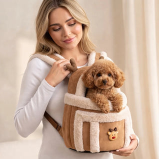 Komavic Plush Pet Carrier Bag for Small Dogs & Cats