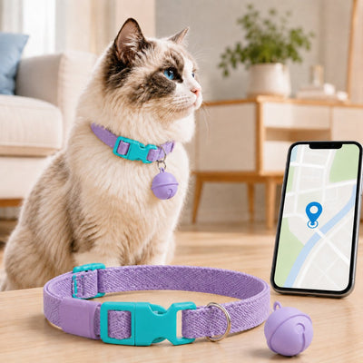 Komavic Bluetooth Pet Tracker Collar with Sound Alert