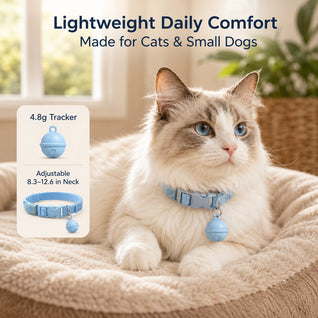 Komavic Bluetooth Pet Tracker Collar with Sound Alert