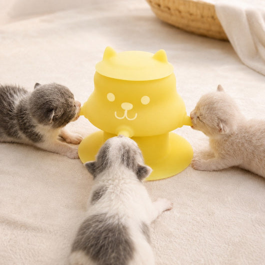 4-Nipple Silicone Nursing Feeder for Kittens & Puppies