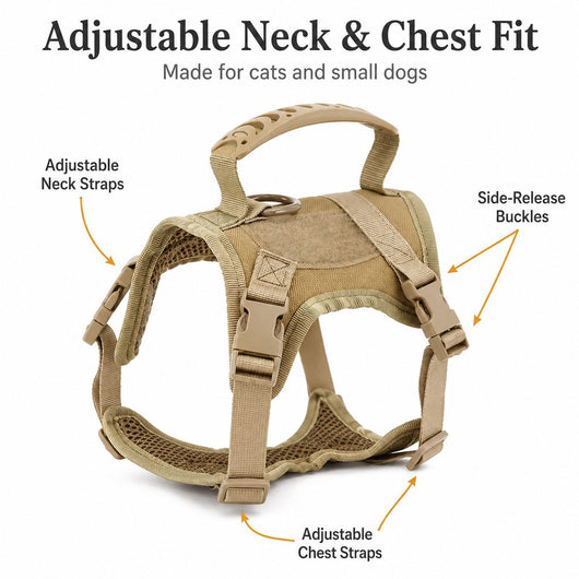 Komavic Mini Tactical Pet Harness Vest