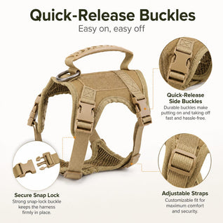 Komavic Mini Tactical Pet Harness Vest