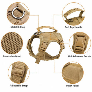 Komavic Mini Tactical Pet Harness Vest