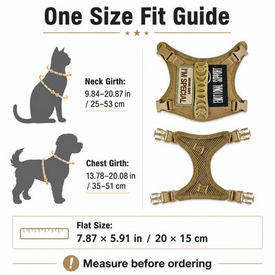 Komavic Mini Tactical Pet Harness Vest