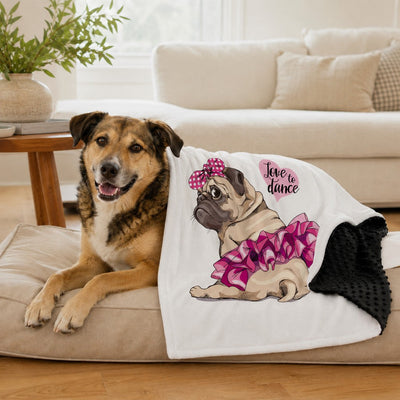 Komavic Pet Comfort Blanket Soft Weighted Rest Layer