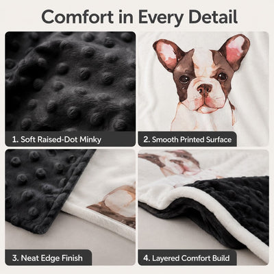 Komavic Pet Comfort Blanket Soft Weighted Rest Layer