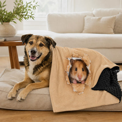 Komavic Pet Comfort Blanket Soft Weighted Rest Layer