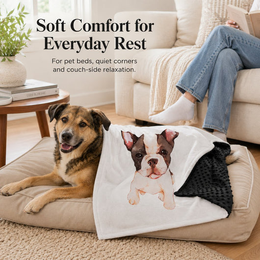 Komavic Pet Comfort Blanket Soft Weighted Rest Layer