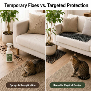 Komavic Cat Deterrent Mats Protect Sofas & Gardens