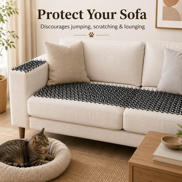 Komavic Cat Deterrent Mats Protect Sofas & Gardens