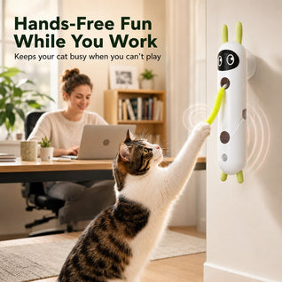 Motion-Activated Feather Cat Toy
