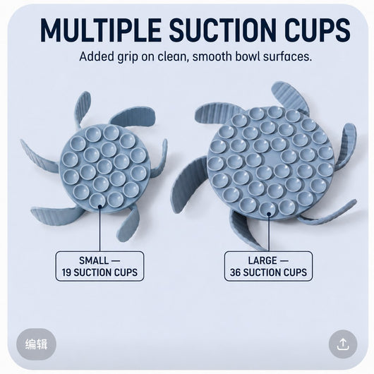 Slow Feeder Insert with Spiral Design & Suction Cups