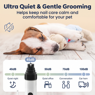 Quiet Electric Pet Nail Grinder