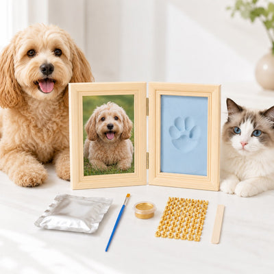 Komavic DIY Pet Paw Print Frame Kit with Clay
